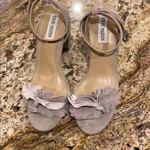 Steve Madden Suede Block Heel Sandal